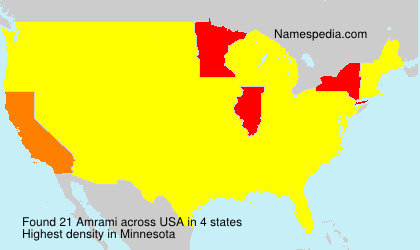 Surname Amrami in USA Surname Amrami in USA