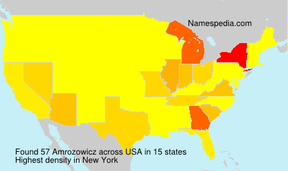 Surname Amrozowicz in USA Surname Amrozowicz in USA
