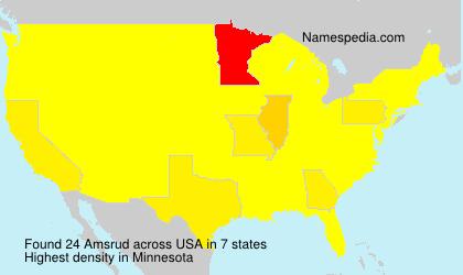 Surname Amsrud in USA Surname Amsrud in USA