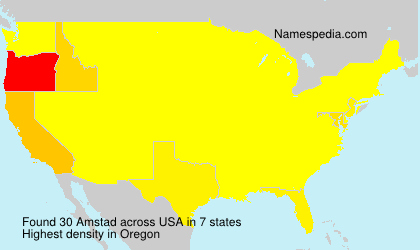 Surname Amstad in USA Surname Amstad in USA