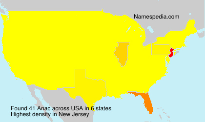 Surname Anac in USA Surname Anac in USA
