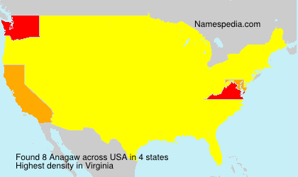 Surname Anagaw in USA Surname Anagaw in USA