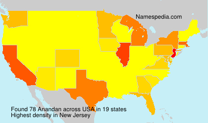 Surname Anandan in USA Surname Anandan in USA