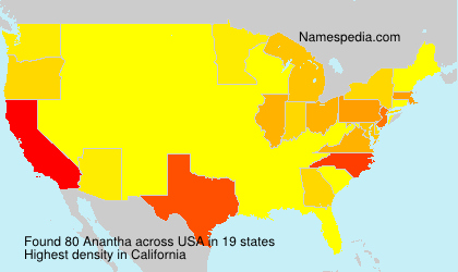 Surname Anantha in USA Surname Anantha in USA