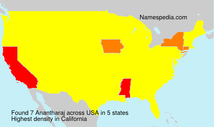 Surname Anantharaj in USA Surname Anantharaj in USA