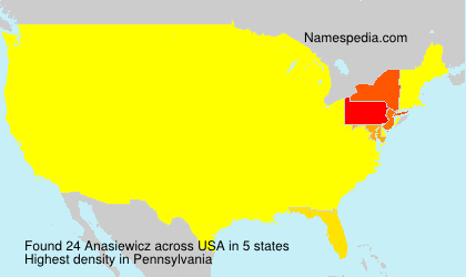 Surname Anasiewicz in USA Surname Anasiewicz in USA