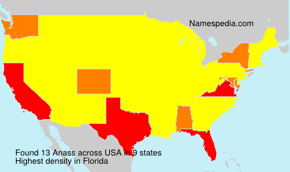 Surname Anass in USA Surname Anass in USA