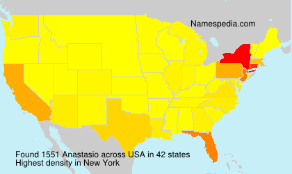 Surname Anastasio in USA Surname Anastasio in USA