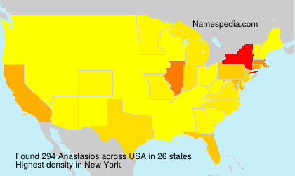 Surname Anastasios in USA Surname Anastasios in USA