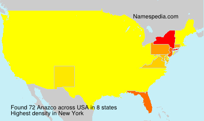 Surname Anazco in USA Surname Anazco in USA