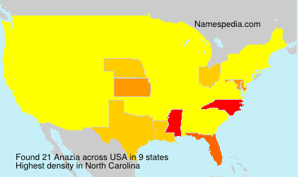 Surname Anazia in USA Surname Anazia in USA