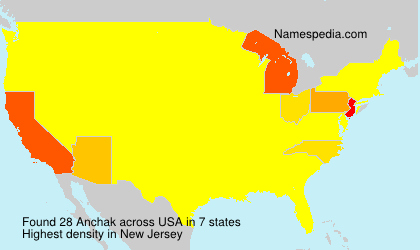 Surname Anchak in USA Surname Anchak in USA