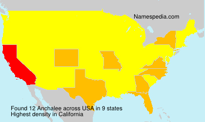 Surname Anchalee in USA Surname Anchalee in USA