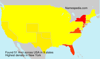 Surname Anci in USA Surname Anci in USA