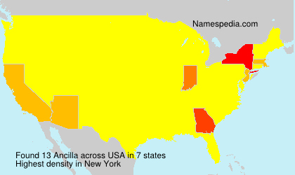 Surname Ancilla in USA Surname Ancilla in USA