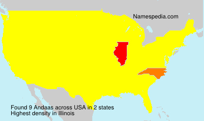 Surname Andaas in USA Surname Andaas in USA