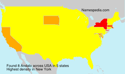 Surname Andalo in USA Surname Andalo in USA