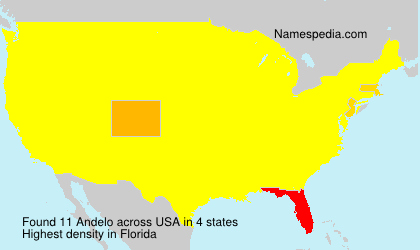 Surname Andelo in USA Surname Andelo in USA
