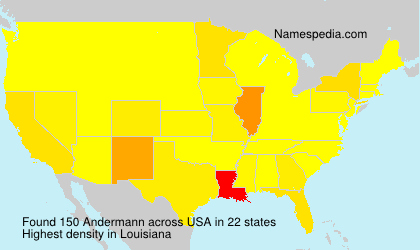 Surname Andermann in USA