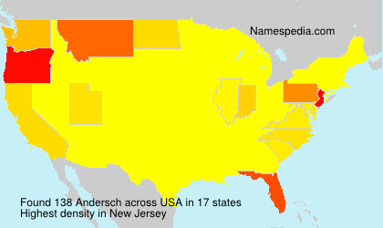 Surname Andersch in USA Surname Andersch in USA