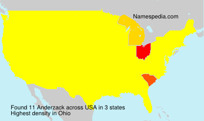 Surname Anderzack in USA Surname Anderzack in USA