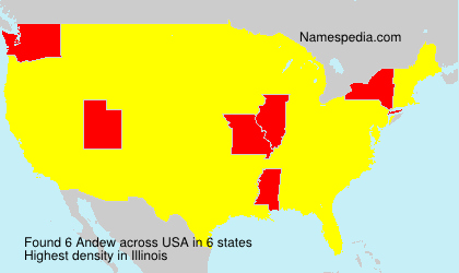 Surname Andew in USA Surname Andew in USA