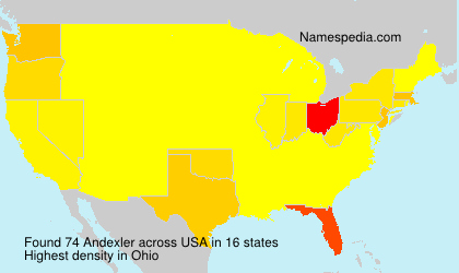 Surname Andexler in USA Surname Andexler in USA
