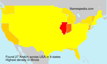 Surname Andich in USA Surname Andich in USA