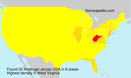 Surname Andlinger in USA Surname Andlinger in USA