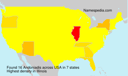 Surname Andoniadis in USA Surname Andoniadis in USA