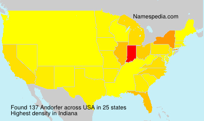 Surname Andorfer in USA Surname Andorfer in USA