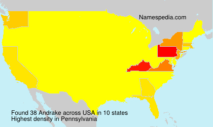 Surname Andrake in USA Surname Andrake in USA