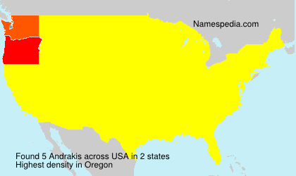 Surname Andrakis in USA Surname Andrakis in USA