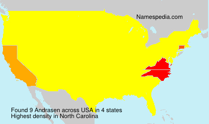 Surname Andrasen in USA Surname Andrasen in USA