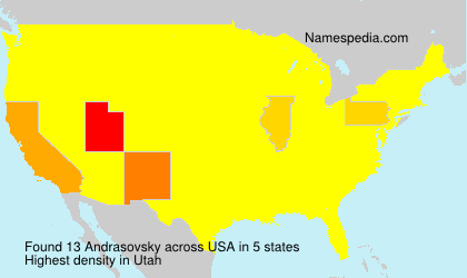 Surname Andrasovsky in USA Surname Andrasovsky in USA