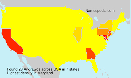 Surname Andrawos in USA Surname Andrawos in USA