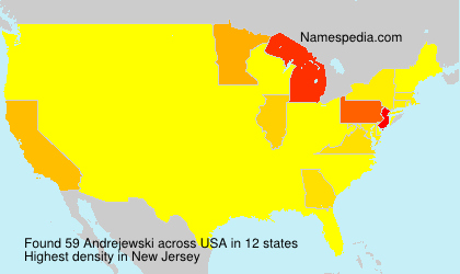 Surname Andrejewski in USA Surname Andrejewski in USA