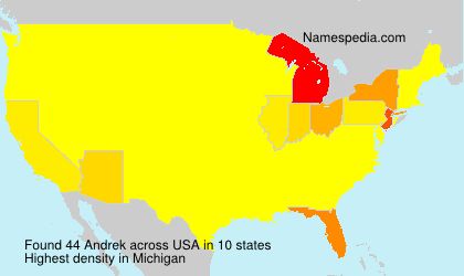 Surname Andrek in USA Surname Andrek in USA