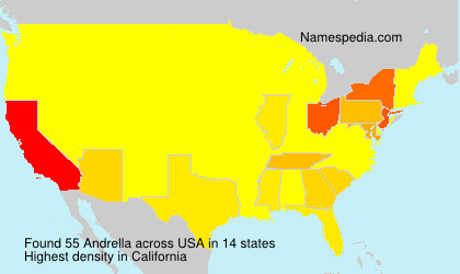 Surname Andrella in USA Surname Andrella in USA