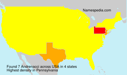 Surname Andrenacci in USA Surname Andrenacci in USA