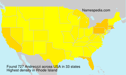 Surname Andreozzi in USA Surname Andreozzi in USA