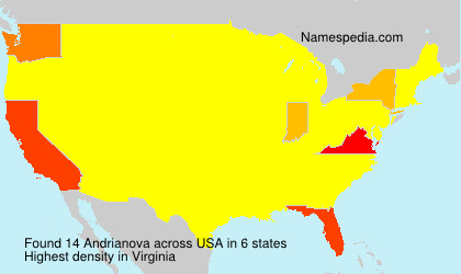 Surname Andrianova in USA Surname Andrianova in USA