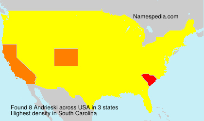 Surname Andrieski in USA Surname Andrieski in USA