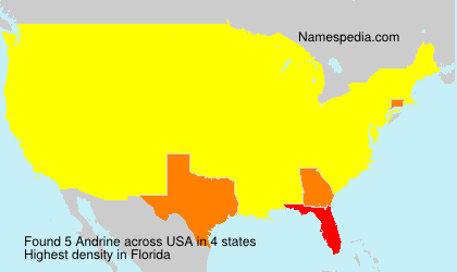 Surname Andrine in USA