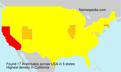 Surname Andritsakis in USA Surname Andritsakis in USA
