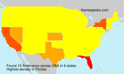 Surname Androsova in USA Surname Androsova in USA
