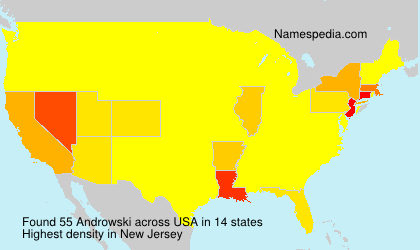 Surname Androwski in USA Surname Androwski in USA