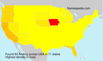 Surname Androy in USA Surname Androy in USA