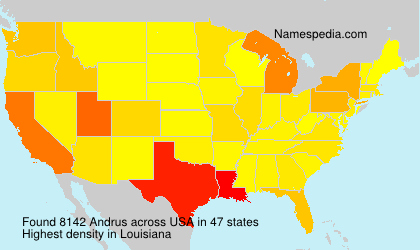 Surname Andrus in USA Surname Andrus in USA
