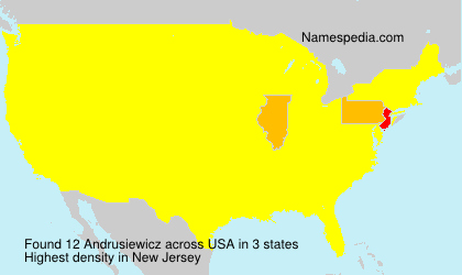 Surname Andrusiewicz in USA Surname Andrusiewicz in USA